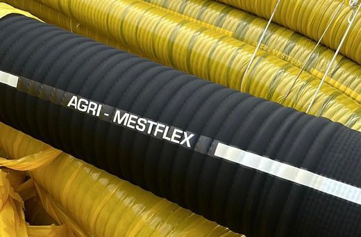 AGRI-MESTFLEX gierslang 6" L= 4 meter