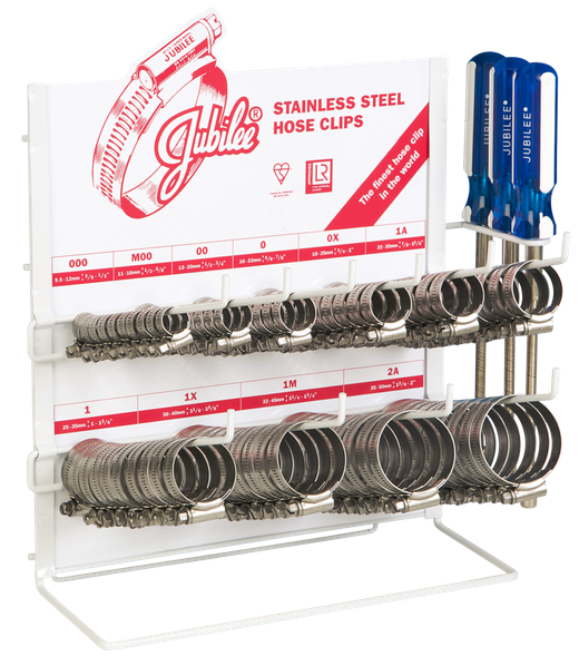 Jubilee clip dispenser RVS