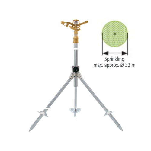 Geka Rondsproeier/ Tripod Sprinkler 360°