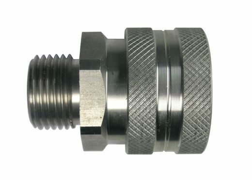Snap-tite RVS male buitendraad 1/2"
