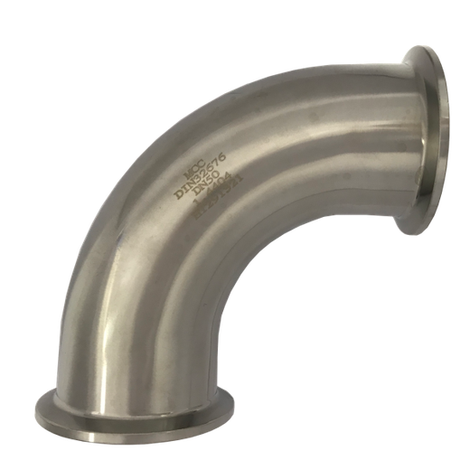 Tri-clamp 90 graden koppelstuk