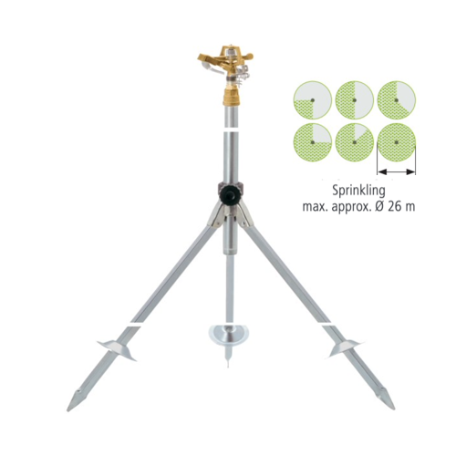 Geka Sectorsproeier/ Tripod Sprinkler Instelbaar