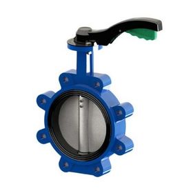Vlinderklep 16 bar type lug met hendel EPDM
